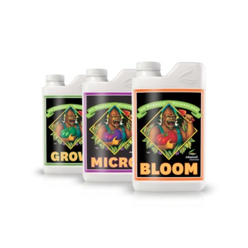 Advanced Nutrients 3 Part Grow, Micro and Bloom 1